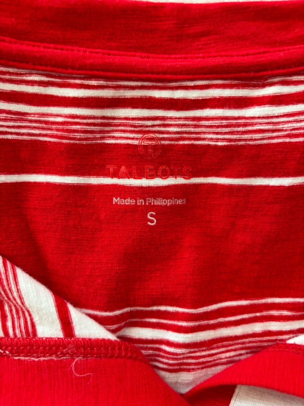 Talbots Sleeveless Cotton Maxi Dress w/Pockets Womens Small Red/White *LIKE NEW* - Picture 6 of 9